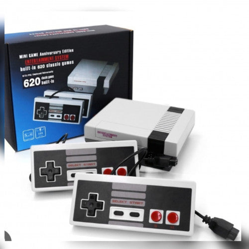 Mini juego de 8 bits, edición de aniversario, vídeo clásico Retro 620, consola de juegos Retro, salida de TV AV, consolas de juegos para Nintendo N E S