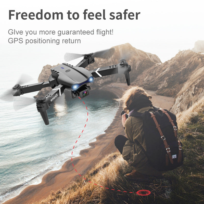 NUEVO E99 K3 pro HD 4K Cámara dual y GPS UAV drones RC profesionales con HD 4K
